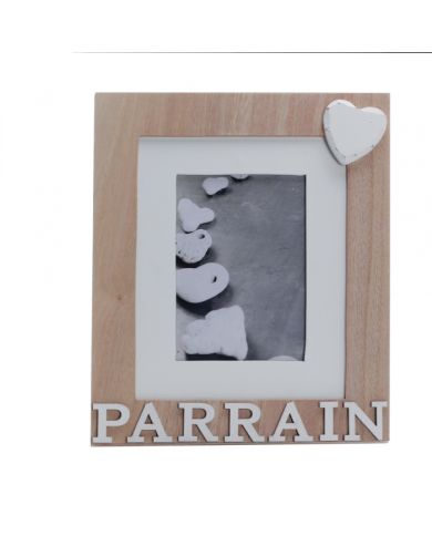Cadre parrain naturel 22H18CM ref 92911 Cadre parrain naturel 22H18CM ref 92911