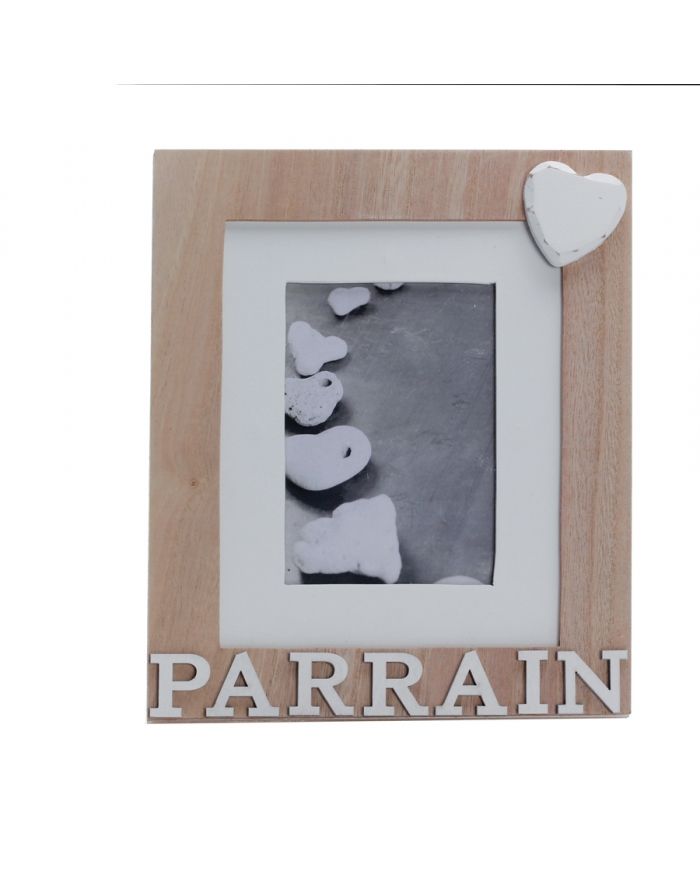 Cadre parrain naturel 22H18CM ref 92911