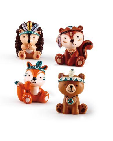 Copains des bois assortiments 4,5CM ref 93315 Copains des bois assortiments 4,5CM ref 93315