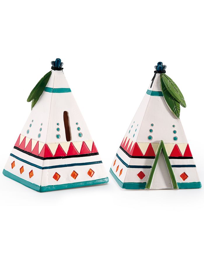 Tirelire Tipi 7.5X5.5XH12CM ref 93318