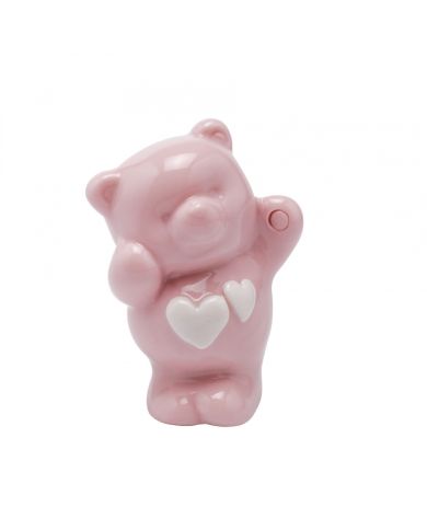 Ourson debout déco rose 6CM ref 93180 Ourson debout déco rose 6CM ref 93180