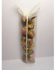 berlingot rose séchée + ficelle corde blanche étiquette merci berlingot rose séchée + ficelle corde blanche étiquette merci