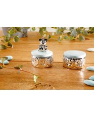 Ourson debout déco rose 6CM ref 93180