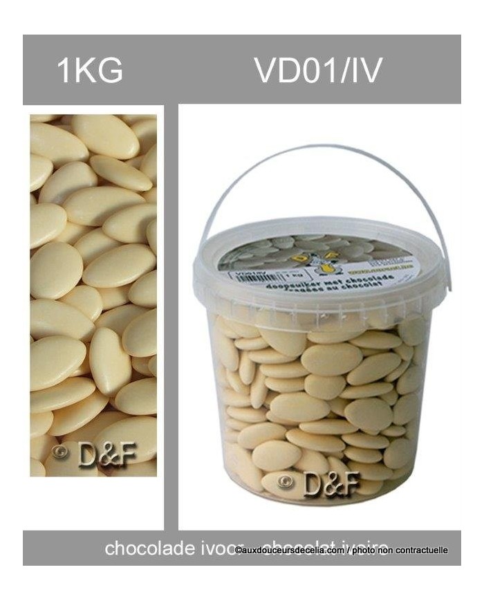 dragées chocolat 1 kg ivoire. dragées chocolat 1 kg ivoire.
