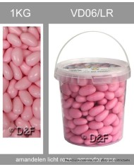 dragées rose 1 kg amandes 
