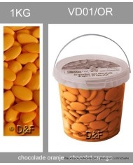 dragées chocolat 1 kg orange.