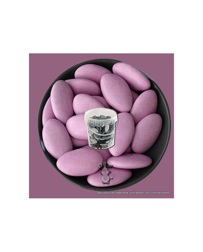 Dragées chocolat lilas  450 G