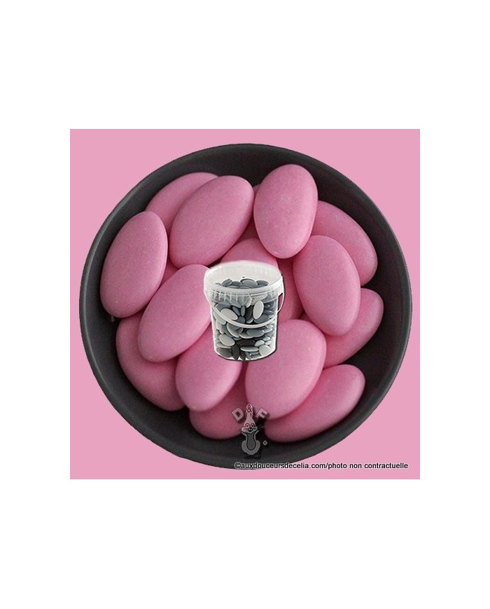 dragées chocolat roses 450g dragées chocolat roses 450g