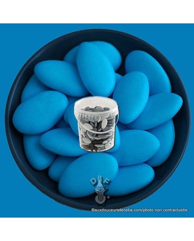 dragées chocolat turquoise 450g dragées chocolat turquoise 450g
