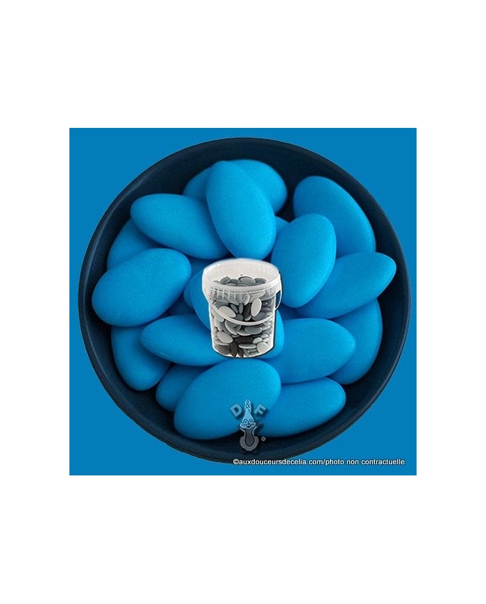 dragées chocolat turquoise 450g