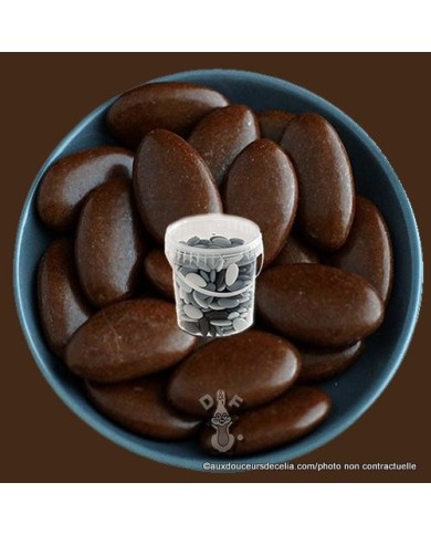 dragées au chocolat couleur chocolat 450g dragées au chocolat couleur chocolat 450g