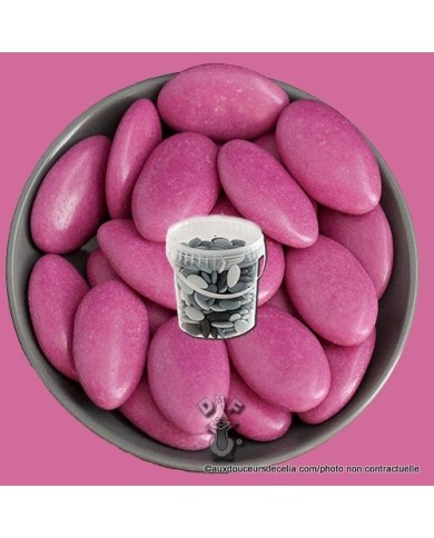 dragées chocolat fushia 450g dragées chocolat fushia 450g